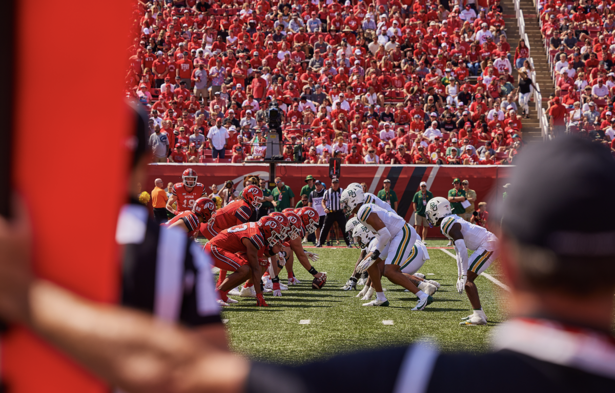 The University of Utah vs. Baylor University football game in Rice-Eccles Stadium in Salt Lake City on Saturday, Sept. 7, 2024. (Photo by Luke Larsen | The Daily Utah Chronicle)